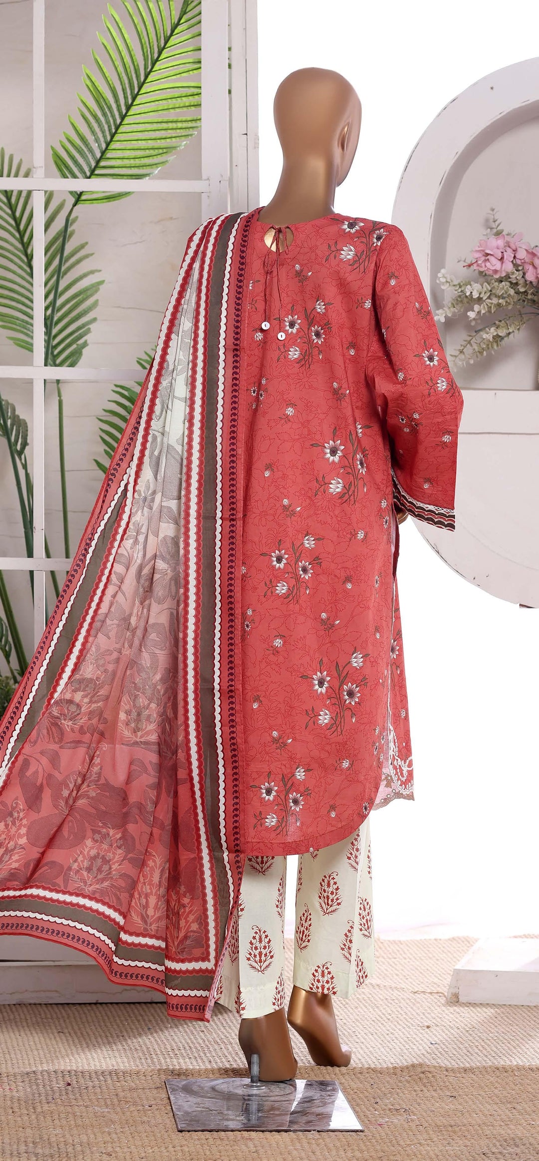 Embroidered Lawn  3Piece Stitched