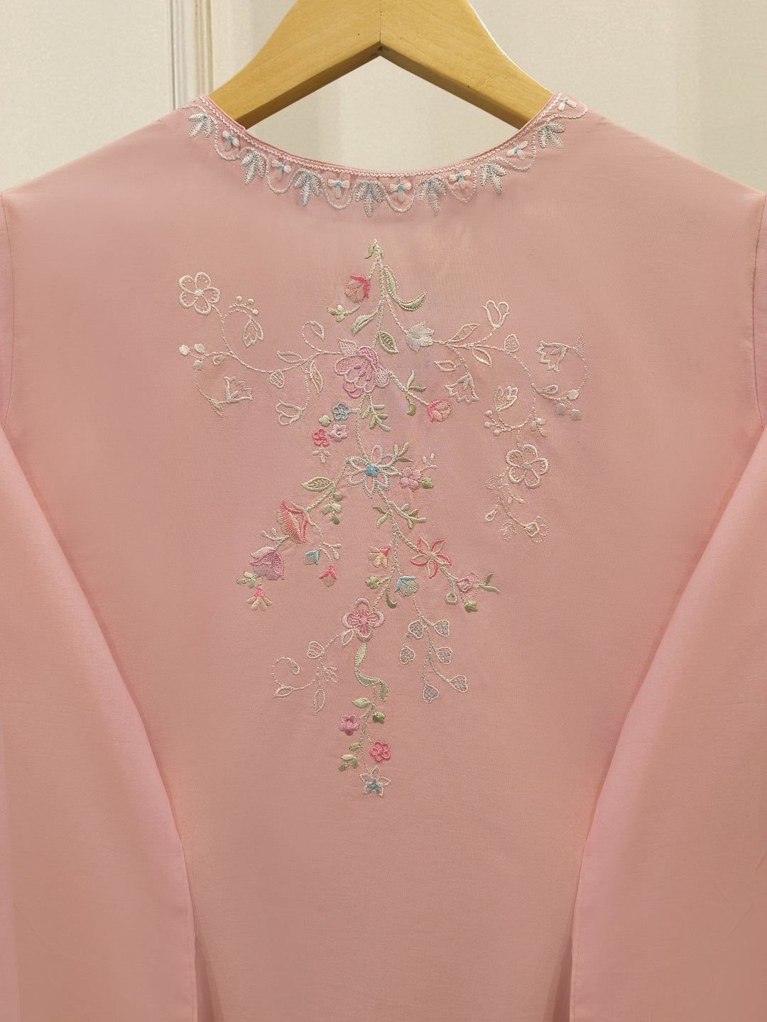 2 Piece - Embroidered Cambric Suit