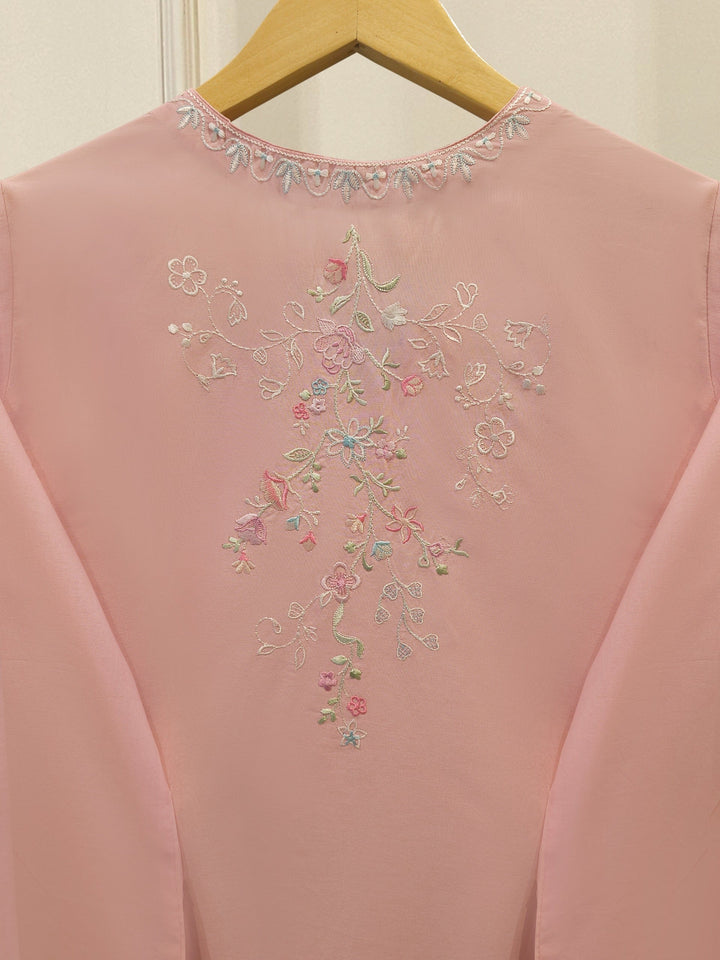 2 Piece - Embroidered Cambric Suit