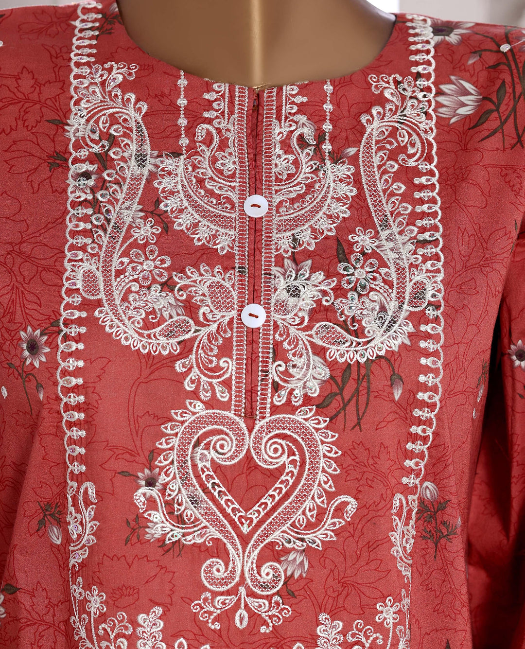 Embroidered Lawn  3Piece Stitched