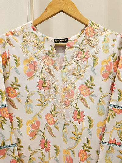 2 Piece - Digital Printed Embroidered Lawn Suit