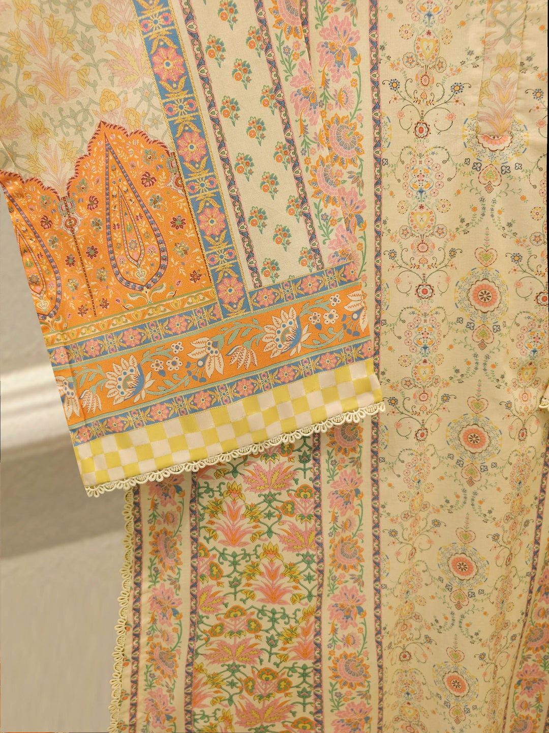 2 Piece - Digital printed Cambric Suit