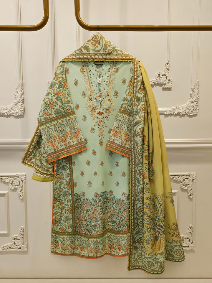 2 Piece - Digital printed Cambric Suit
