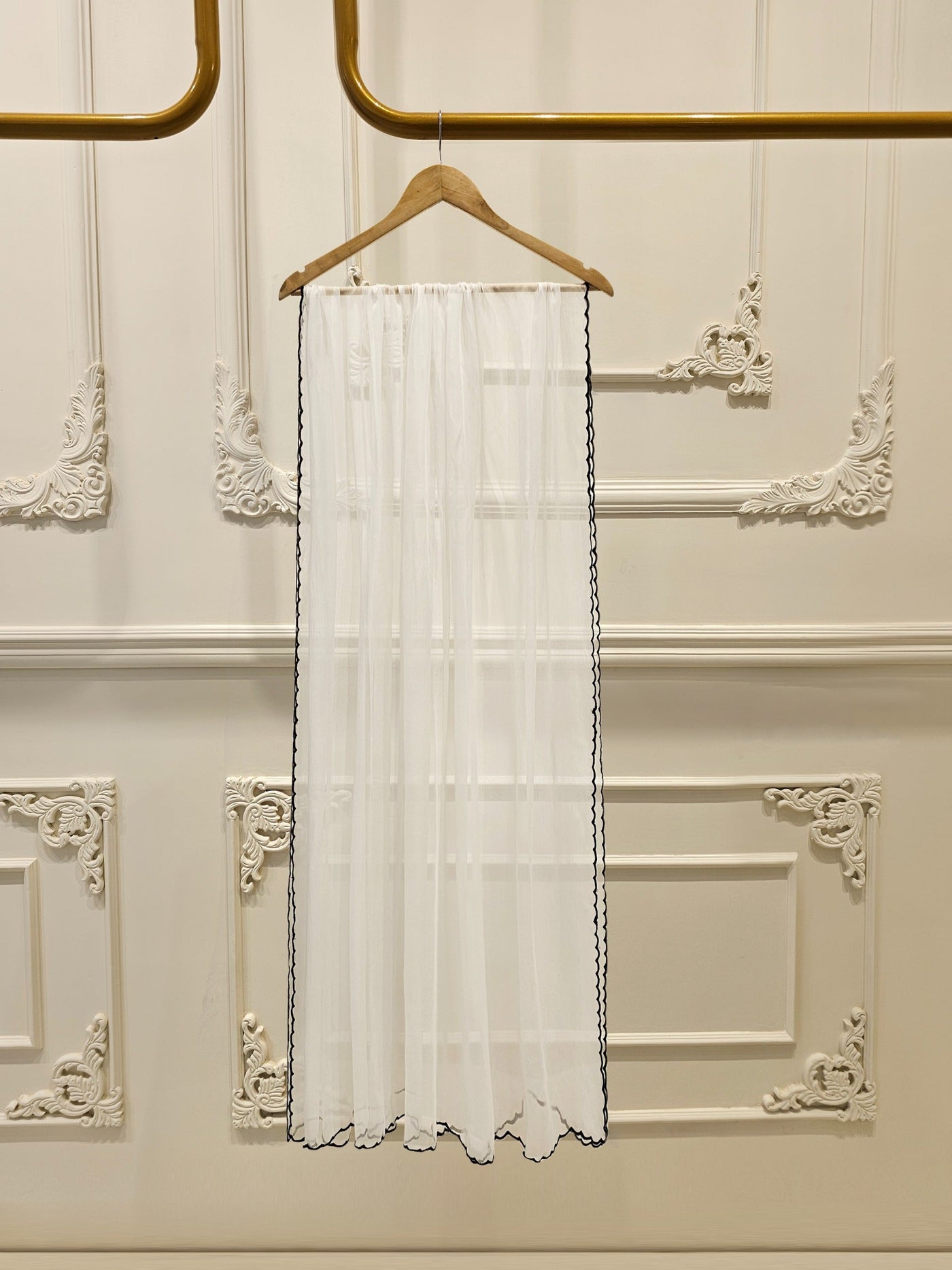 3 Piece - Pure Embroidered Cotton Net Suit