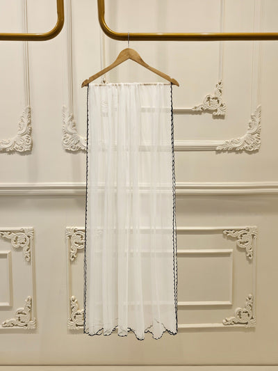 3 Piece - Pure Embroidered Cotton Net Suit