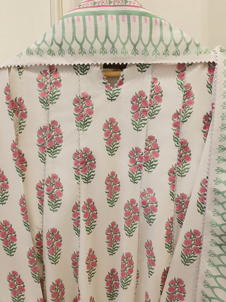 3-Piece Embroided Lawn Suit