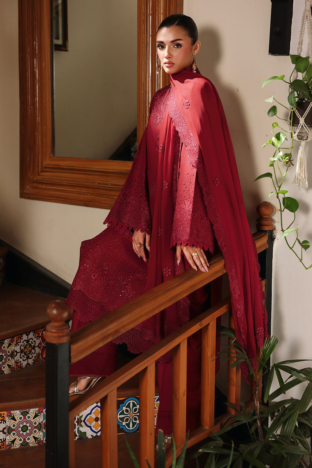 Rosa Embroidered Unstitched Lawn