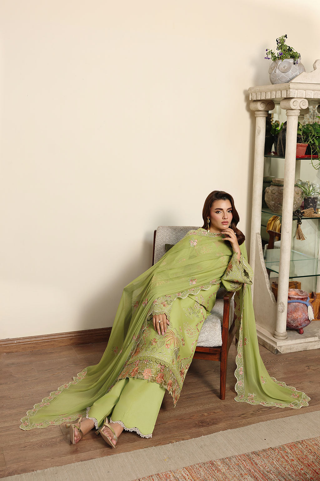 Rosa Embroidered Unstitched Lawn