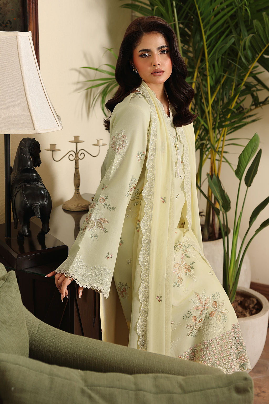 Rosa Embroidered Unstitched Lawn