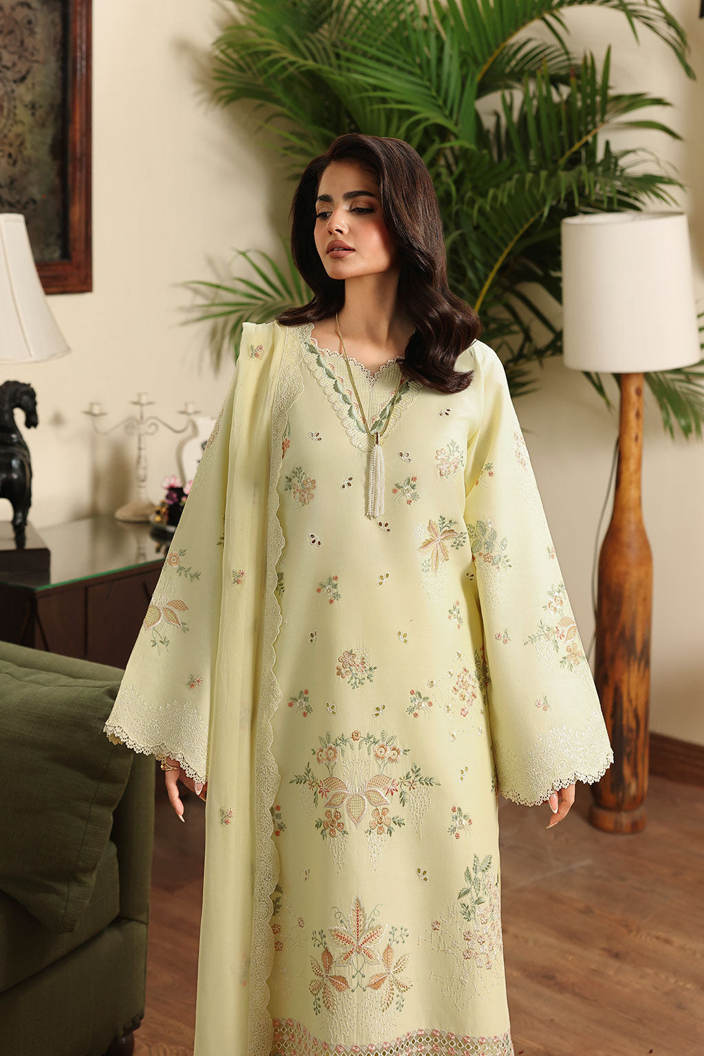 Rosa Embroidered Unstitched Lawn