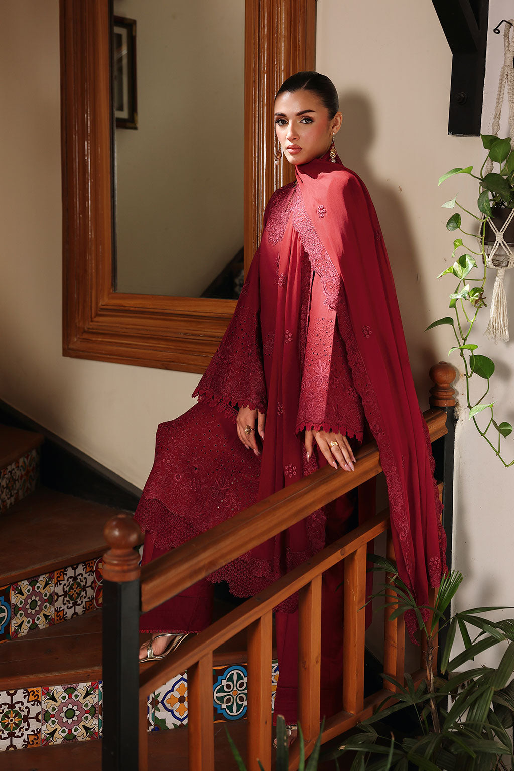 Rosa Embroidered Unstitched Lawn