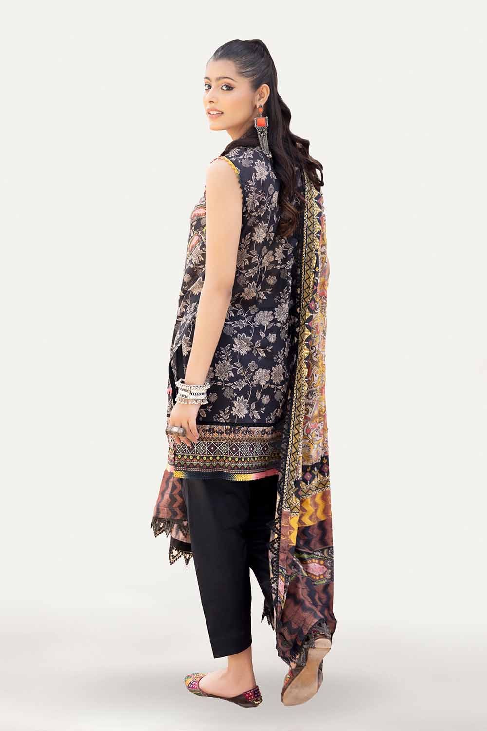 GUL AHMED Unstitched Printed Lawn Suit