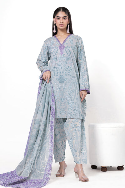 Embroidered | Lawn Fabrics 3 Piece
