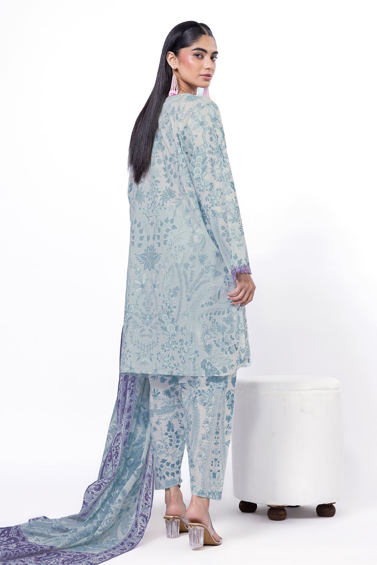 Embroidered | Lawn Fabrics 3 Piece