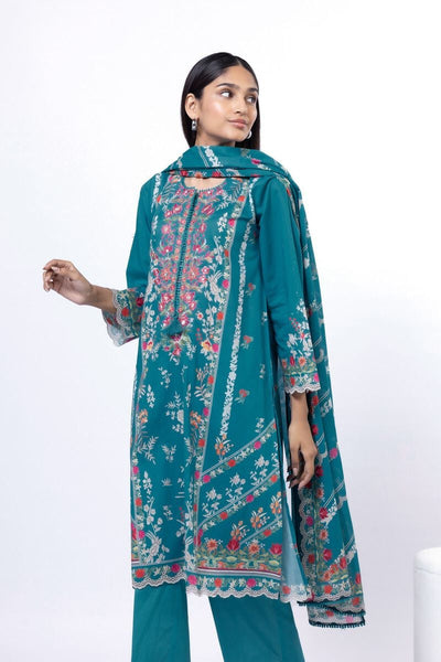 Embroidered | Lawn Fabrics 3 Piece