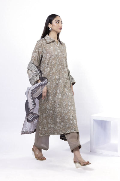 Embroidered | Lawn Fabrics 3 Piece