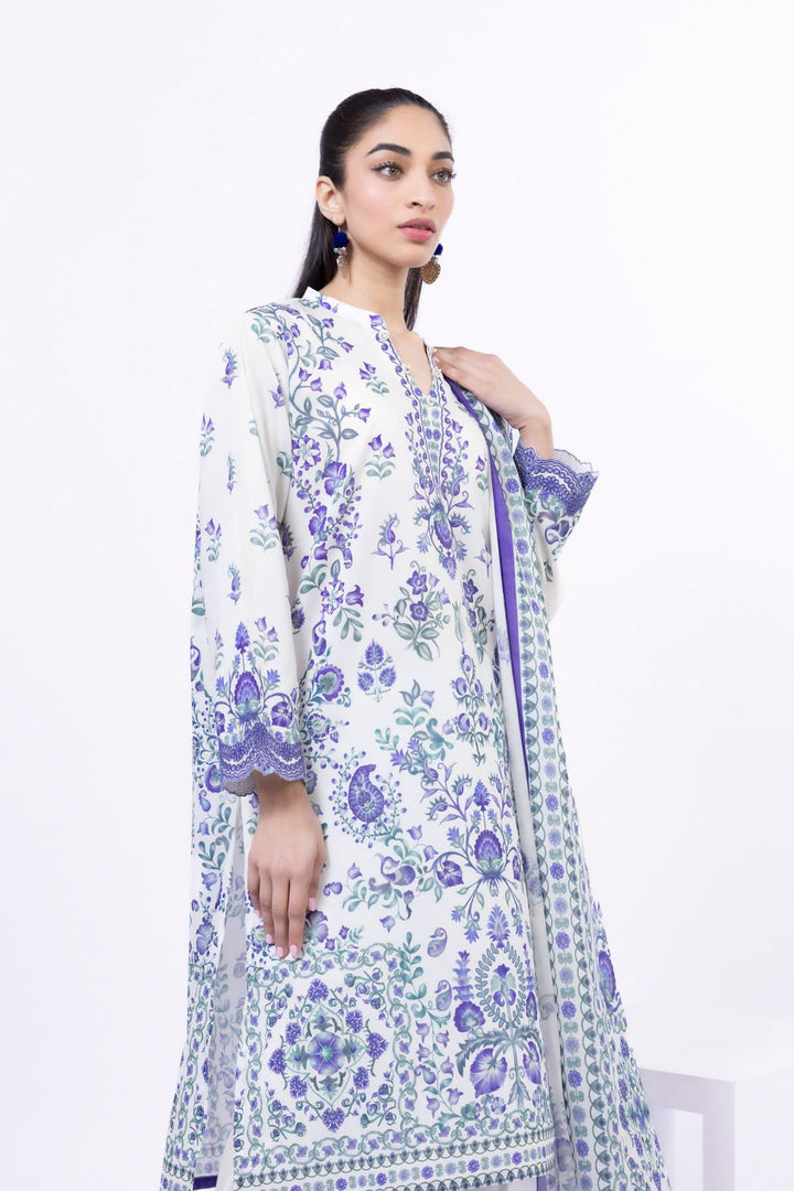 Embroidered | Lawn Fabrics 3 Piece
