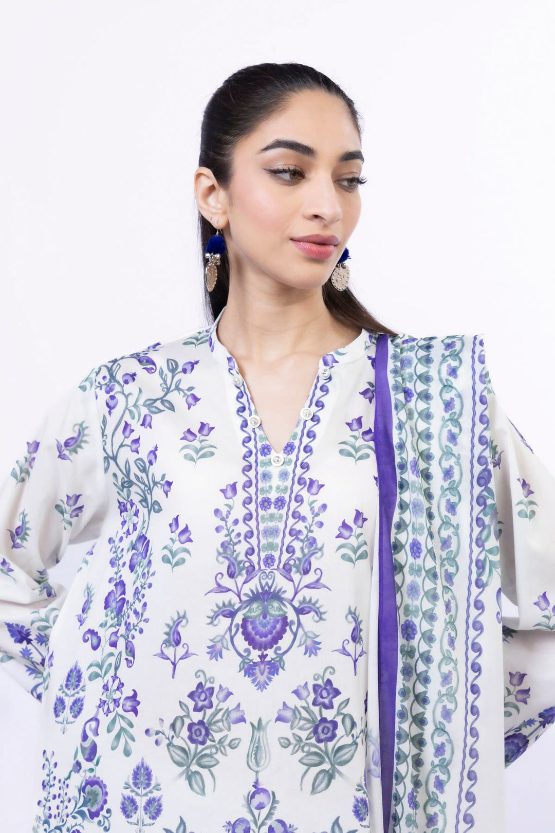 Embroidered | Lawn Fabrics 3 Piece