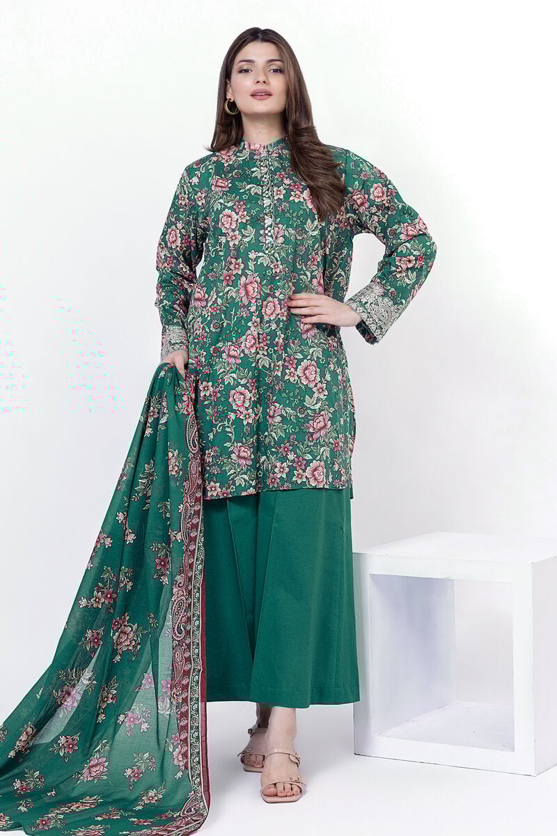 Embroidered | Lawn Fabrics 3 Piece