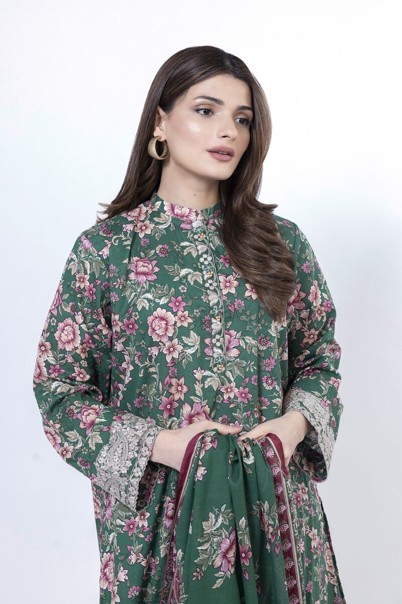 Embroidered | Lawn Fabrics 3 Piece