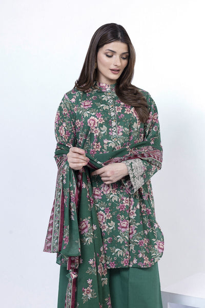 Embroidered | Lawn Fabrics 3 Piece