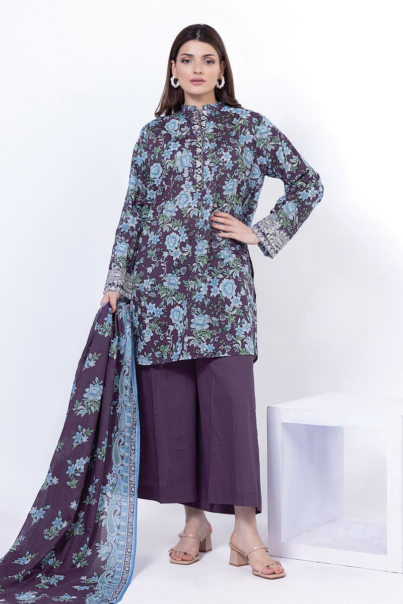 Embroidered | Lawn Fabrics 3 Piece