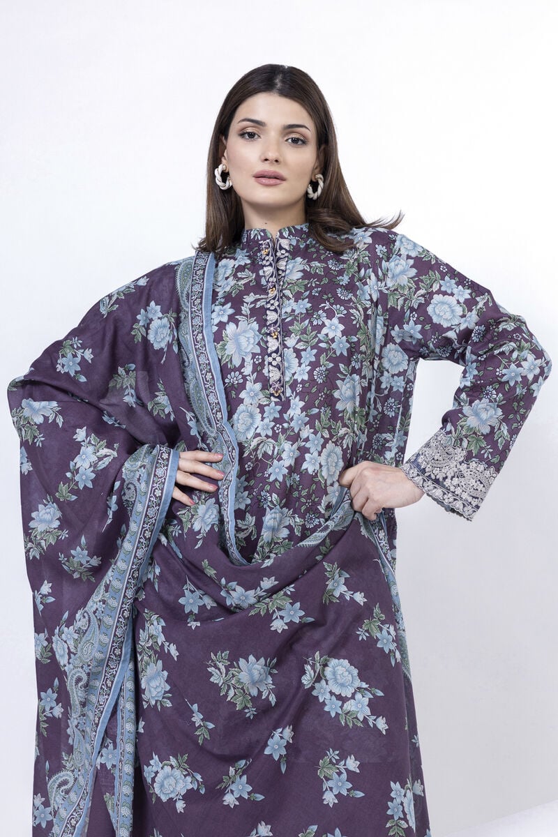 Embroidered | Lawn Fabrics 3 Piece