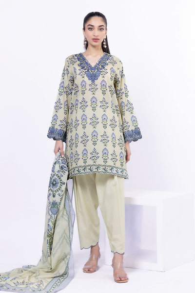 Embroidered | Lawn Fabrics 3 Piece