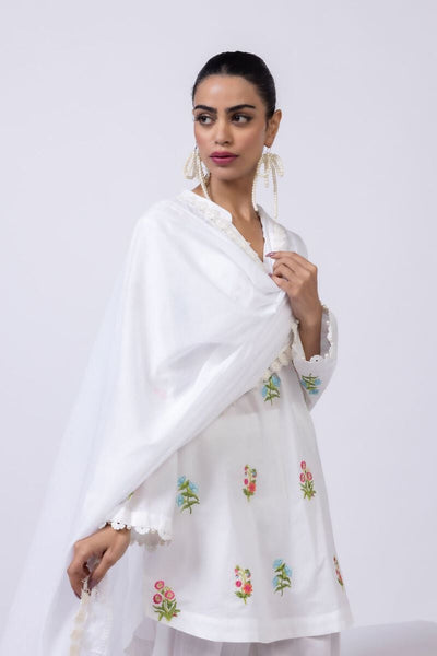 Embroidered | Lawn Dupatta