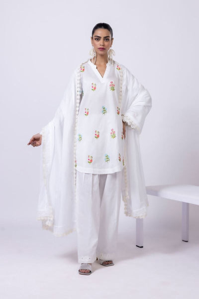 Embroidered | Lawn Dupatta