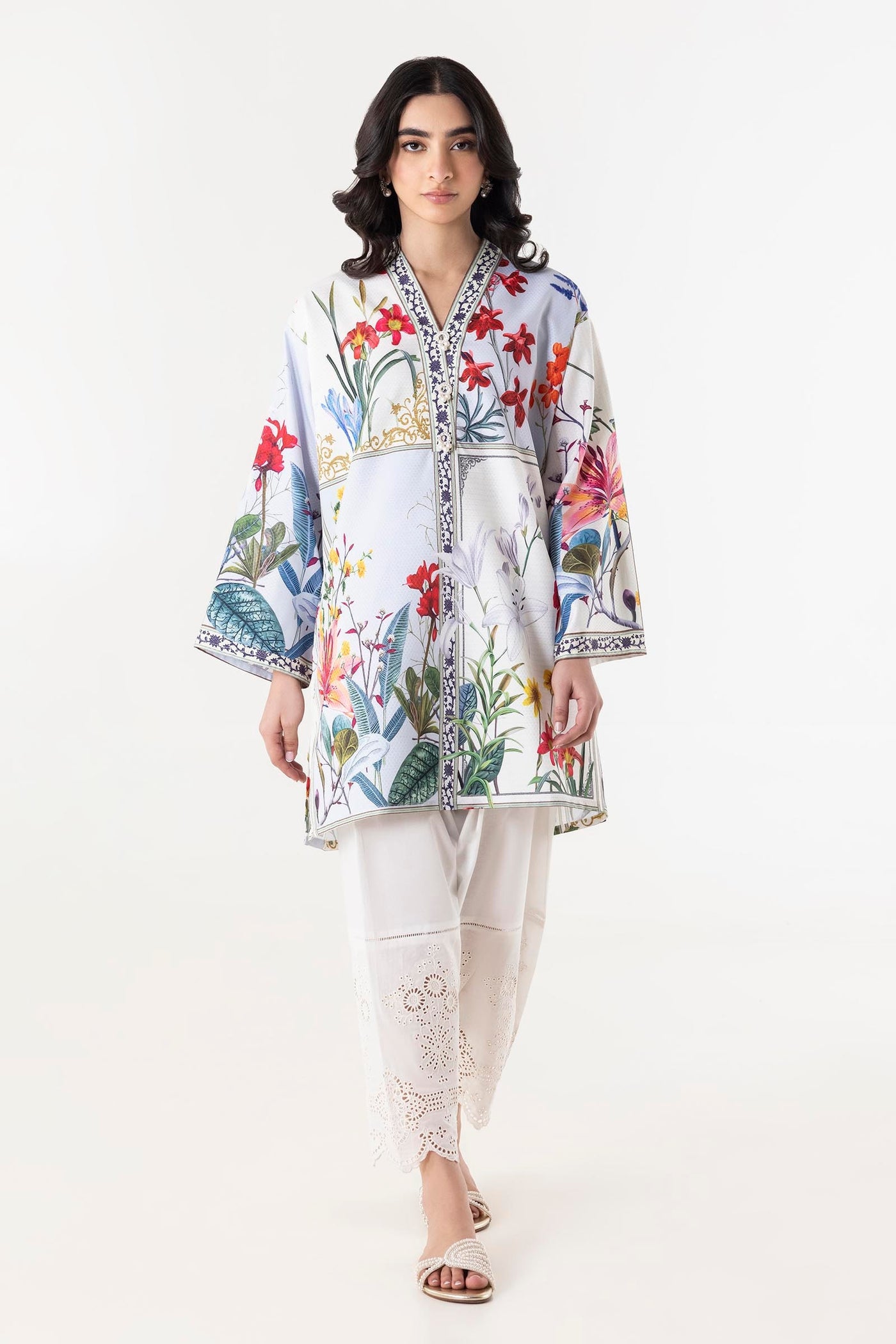 Stitched Multi Printed Shirt