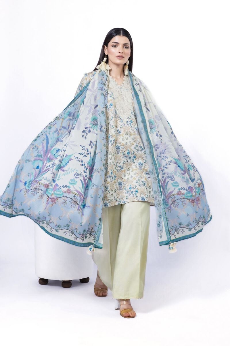 Embroidered | Lawn Fabrics 3 Piece
