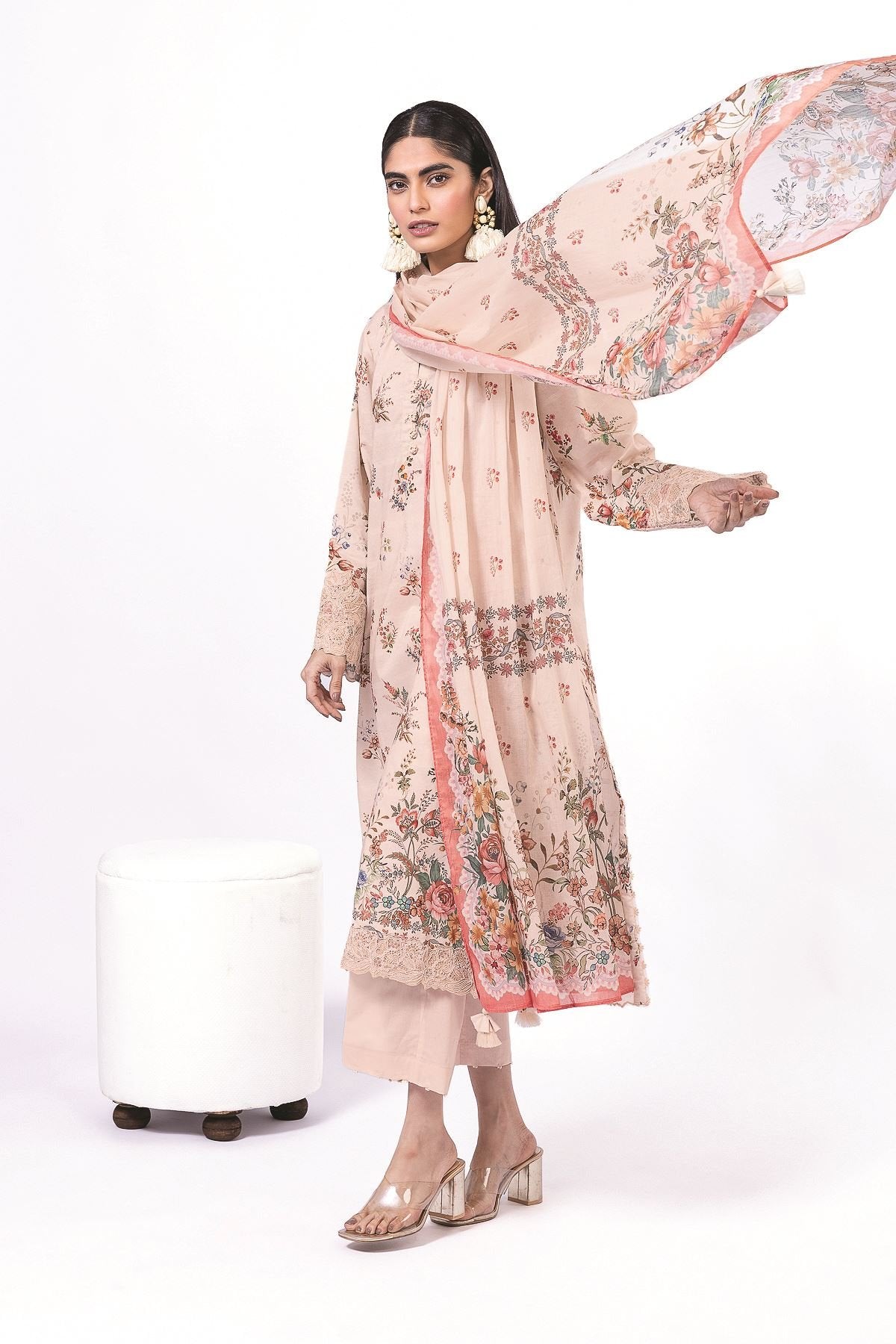 Embroidered | Lawn Fabrics 3 Piece