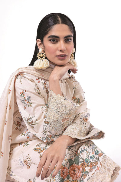 Embroidered | Lawn Fabrics 3 Piece