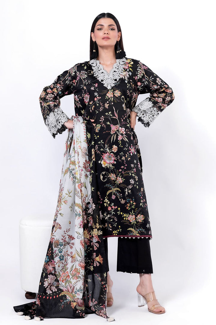 Embroidered | Lawn Fabrics 3 Piece