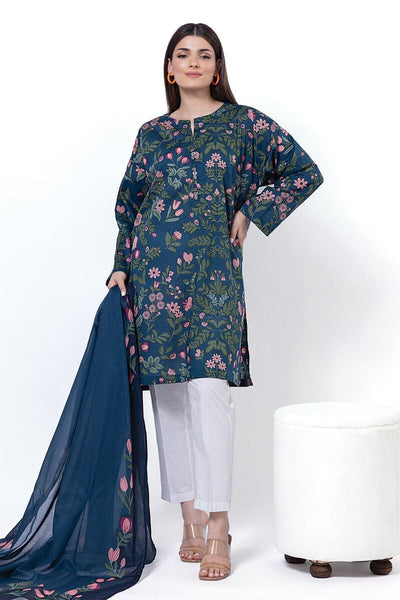 Printed | Lawn Fabrics 2 Piece | Top and Dupatta