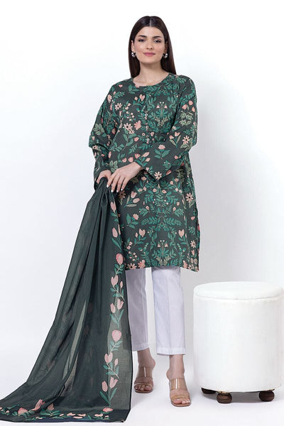 Printed | Lawn Fabrics 2 Piece | Top and Dupatta