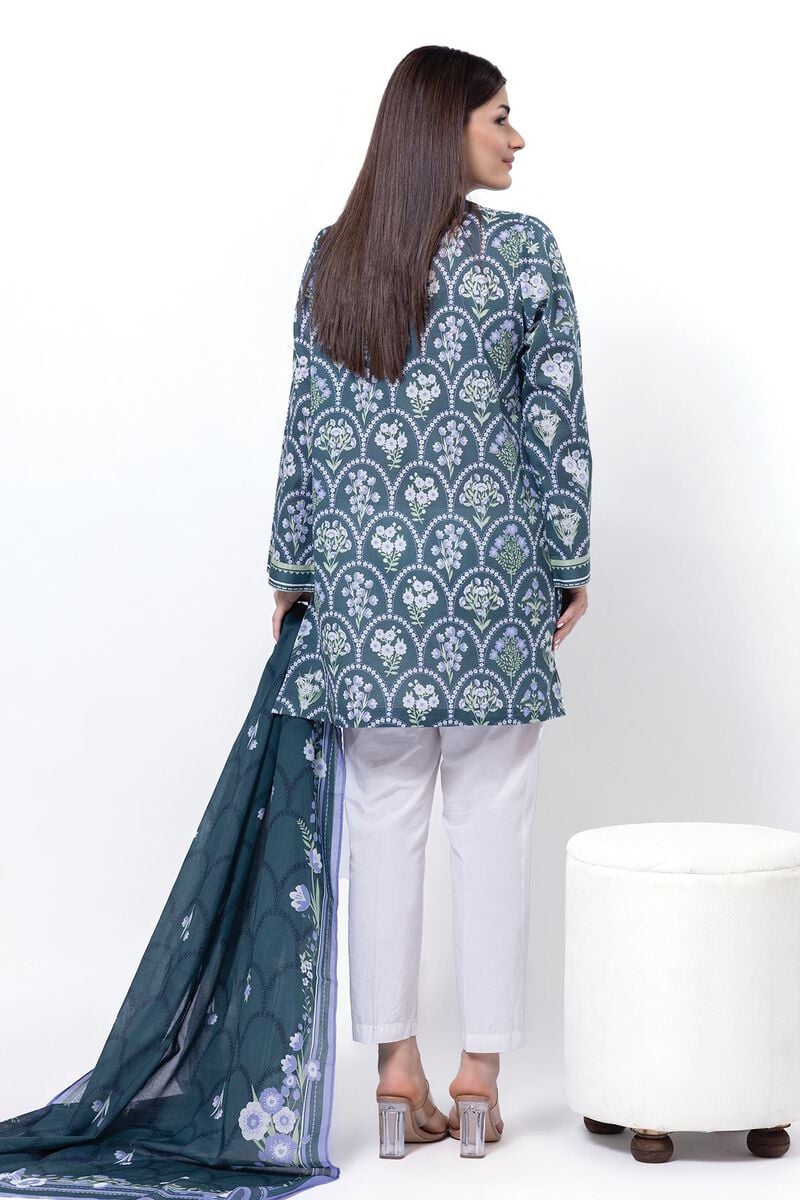 Printed | Lawn Fabrics 2 Piece | Top and Dupatta