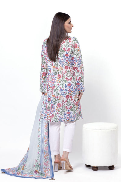 Printed | Lawn Fabrics 2 Piece | Top and Dupatta