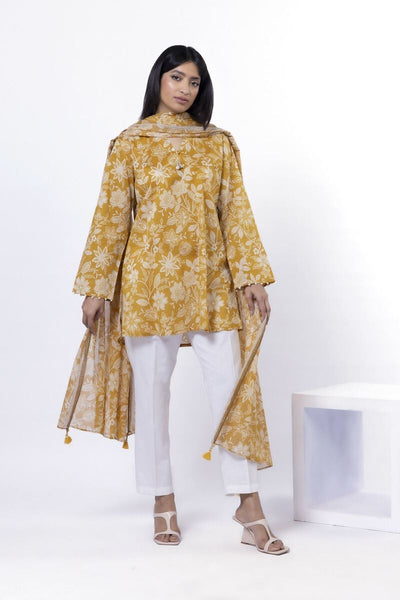 Printed | Lawn Fabrics 2 Piece | Top and Dupatta