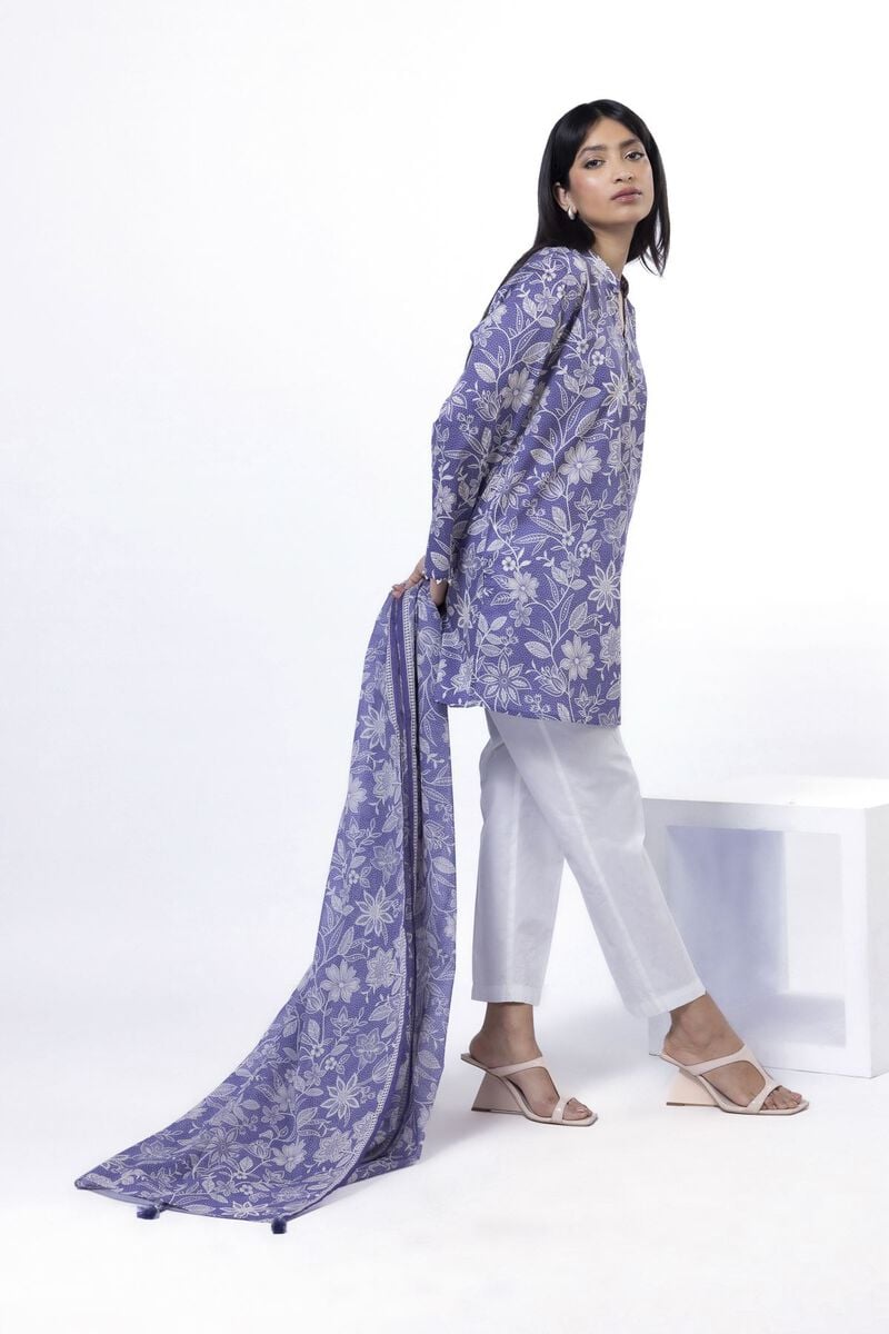 Printed | Lawn Fabrics 2 Piece | Top and Dupatta