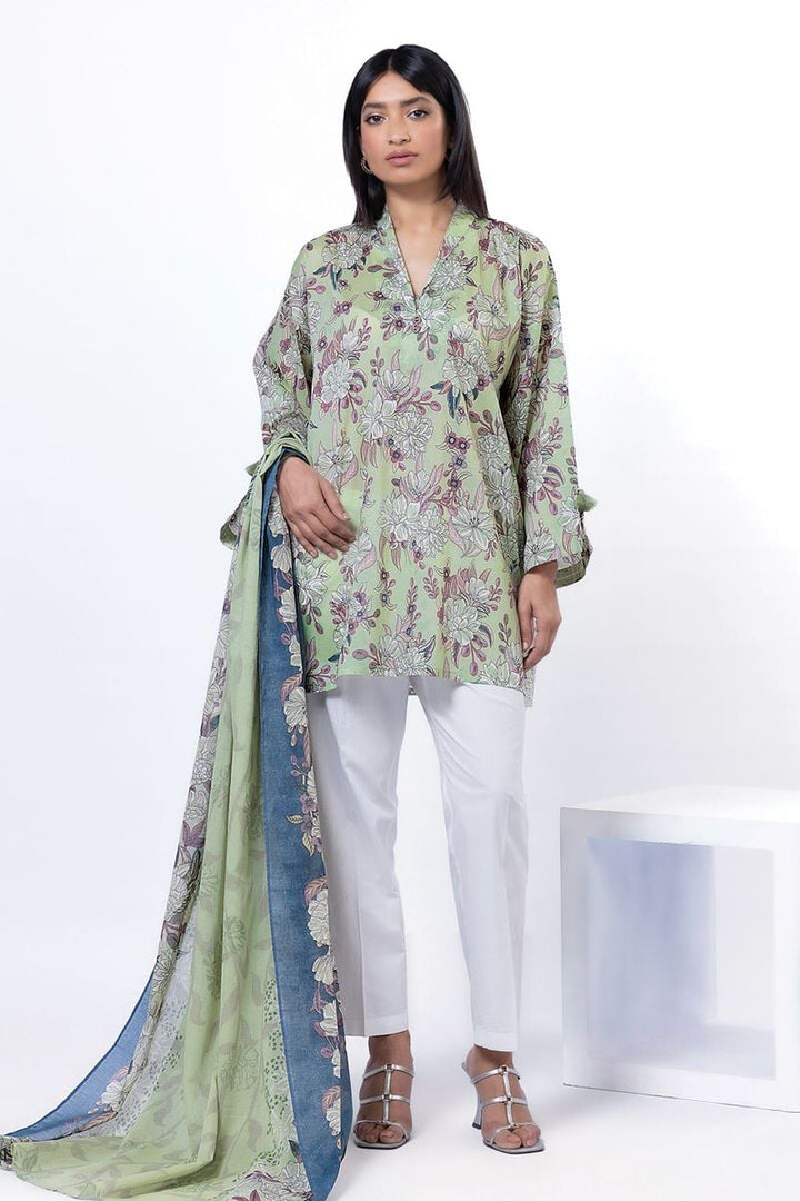 Printed | Lawn Fabrics 2 Piece | Top and Dupatta