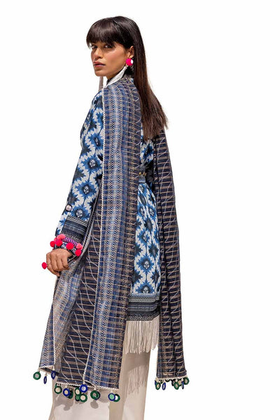 GUL AHMED Unstitched Printed Lawn Suit