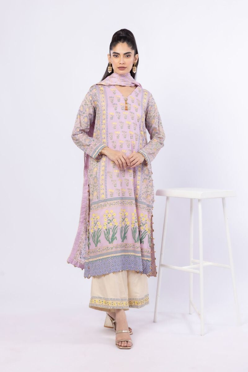 Printed | Voile 3 Piece Co-ord Set