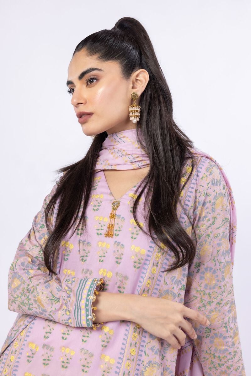 Printed | Voile 3 Piece Co-ord Set