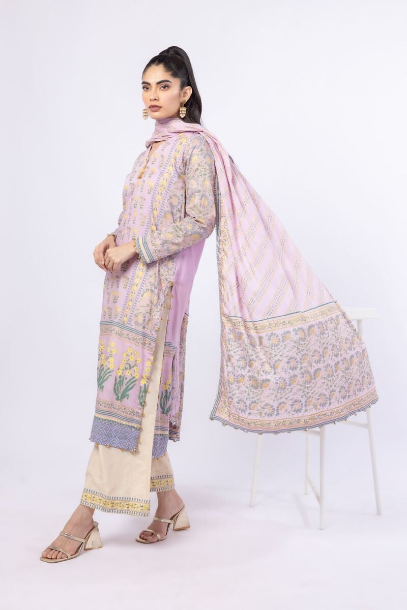 Printed | Voile 3 Piece Co-ord Set