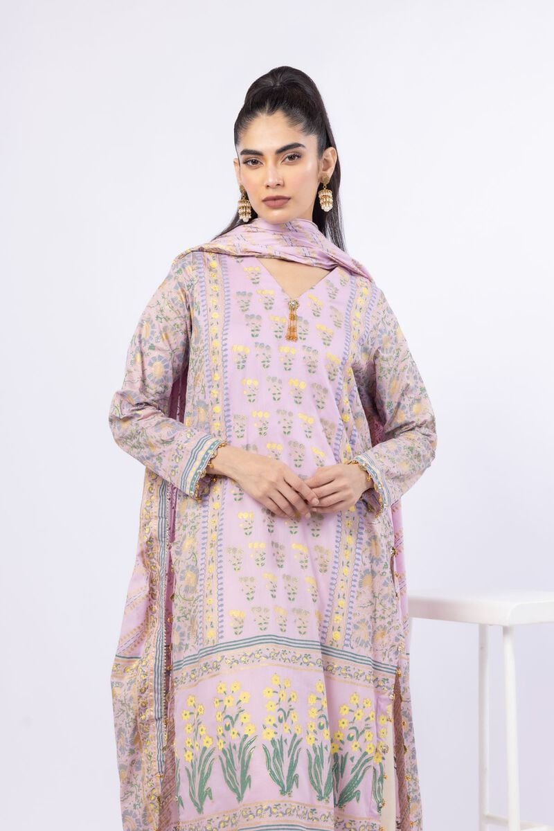 Printed | Voile 3 Piece Co-ord Set