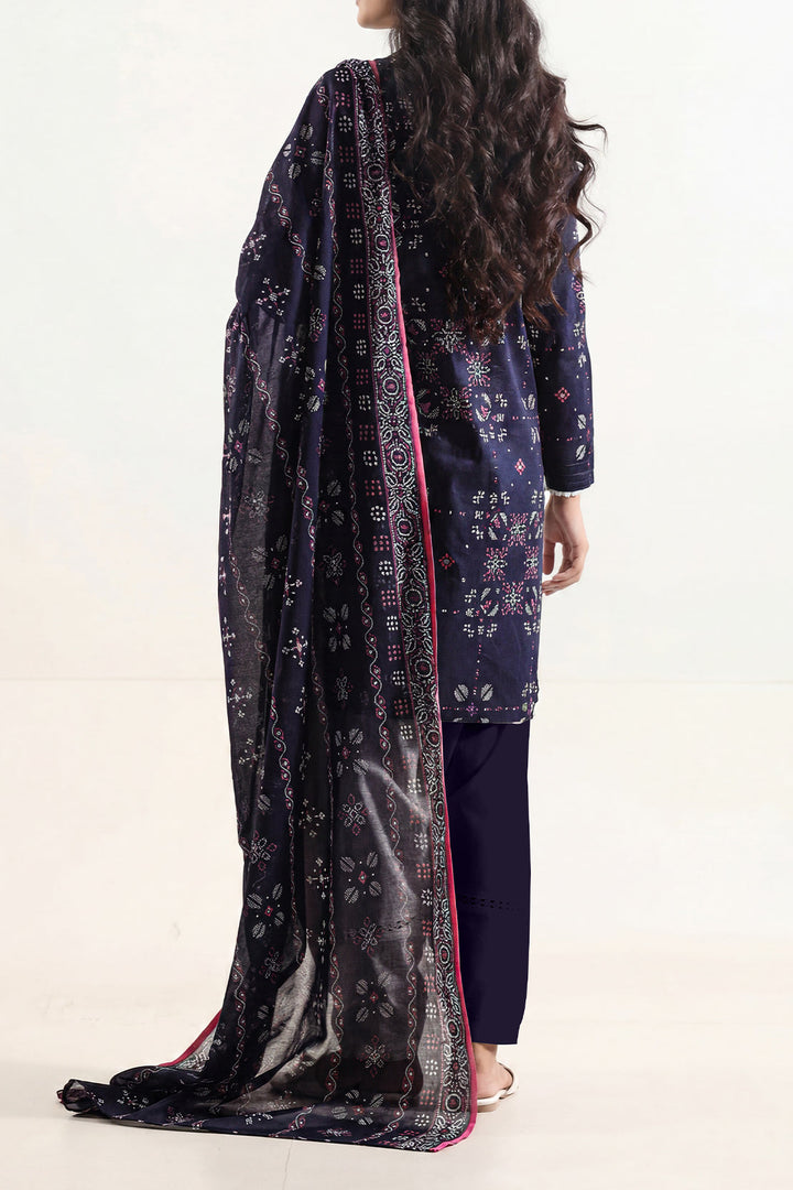 Unstitched Printed Lawn 3 Piece