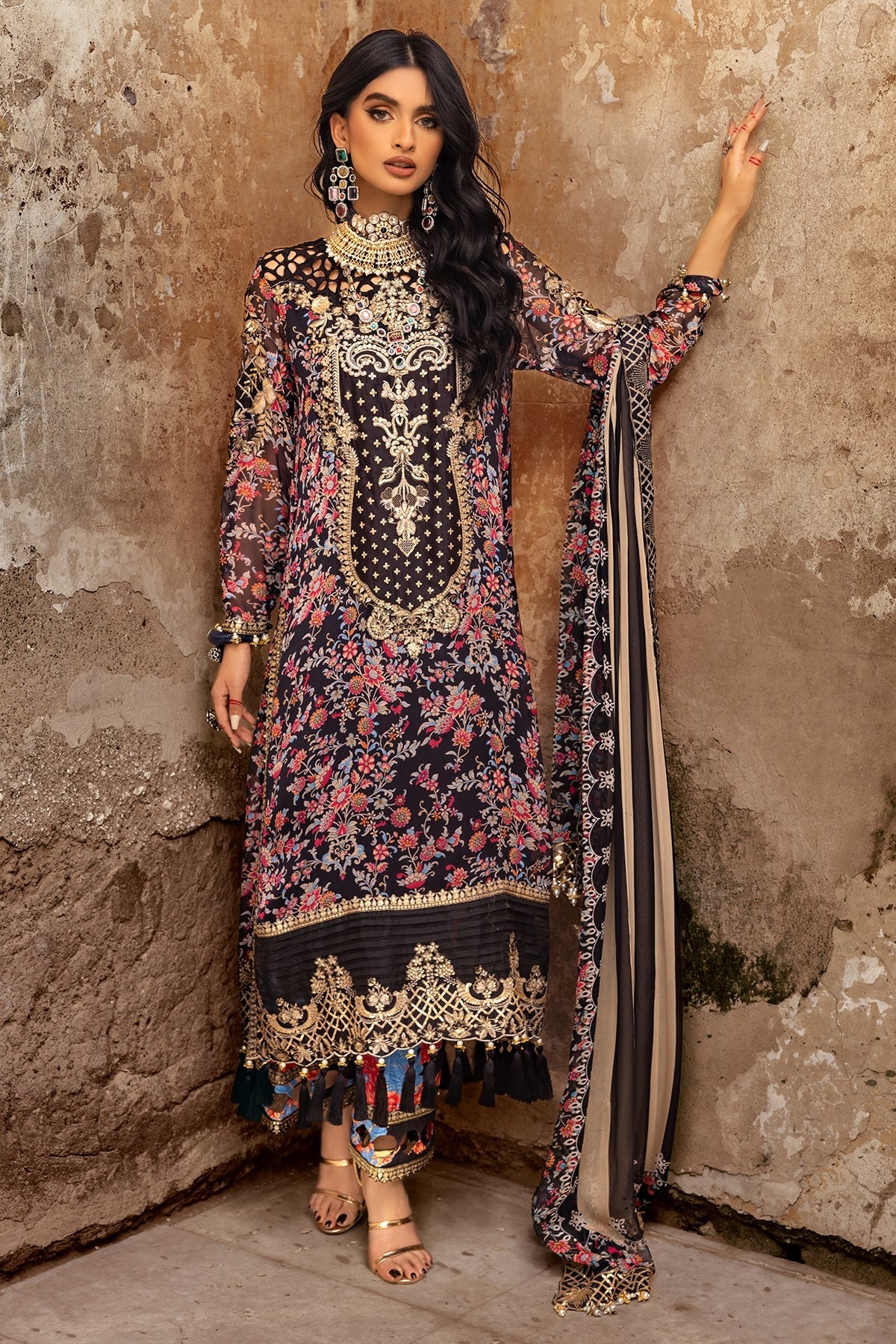 3-PC Unstitched Luxury Chiffon Collection