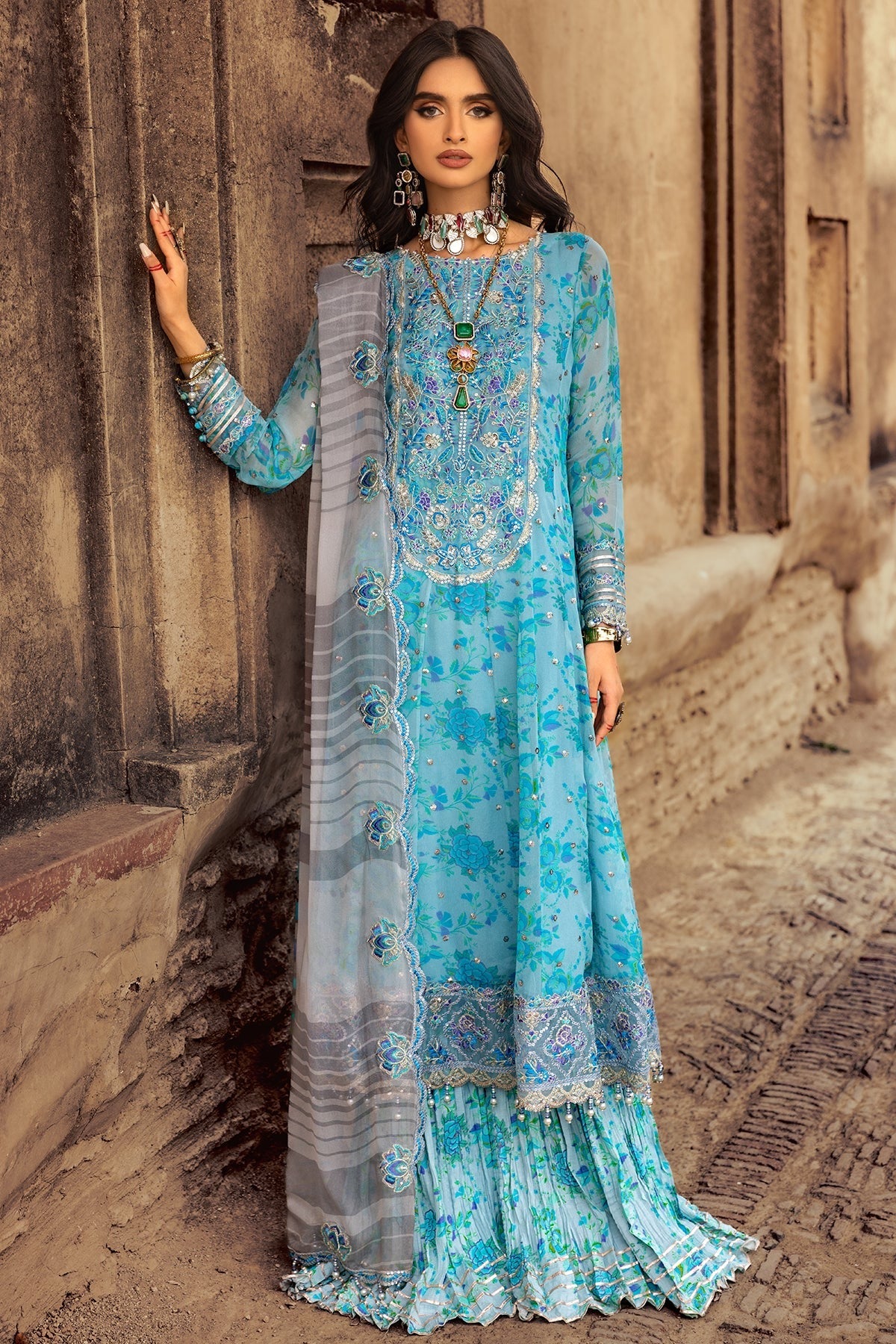 3-PC Unstitched Luxury Chiffon Collection